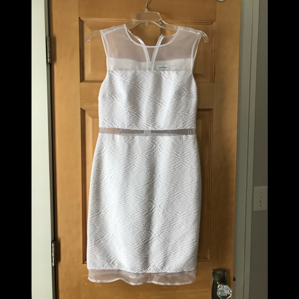 White Calvin Klein Dress